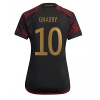 Fotballdrakt Dame Tyskland Serge Gnabry #10 Bortedrakt VM 2022 Kortermet